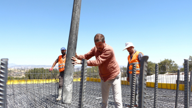 Başkan Dönmez’in yıllardır takip ettiği projede ilk kazma vuruldu