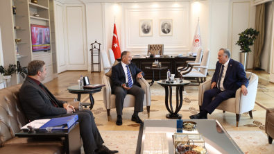 Başkan Tosun'dan, Bakan Özhaseki'ye Ziyaret