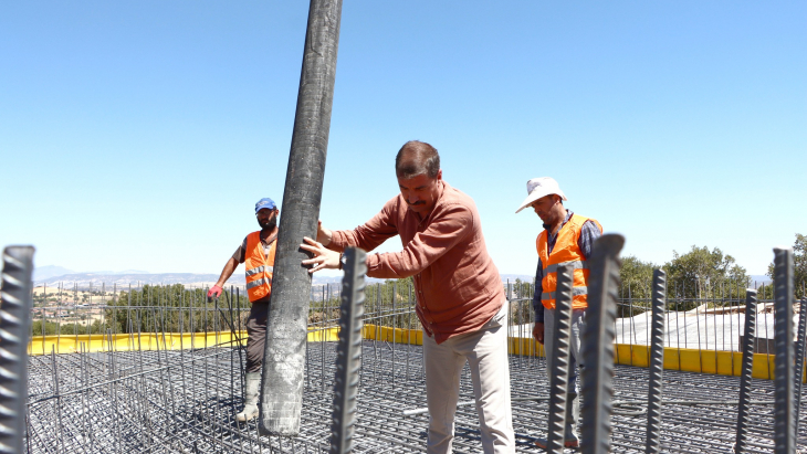Başkan Dönmez’in yıllardır takip ettiği projede ilk kazma vuruldu