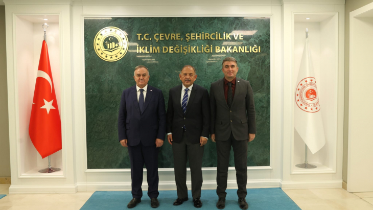 Başkan Tosun'dan, Bakan Özhaseki'ye Ziyaret