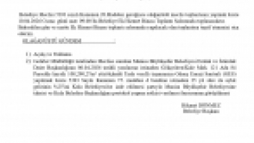 MECLİS TOPLANTI ÇAĞRISIı