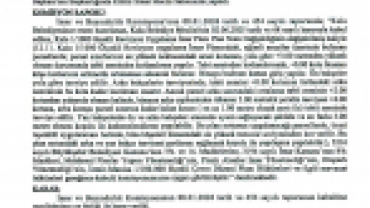 Uygulama İmar Planı Plan Notu Değişikliği