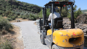 Şeremet'ee 8 Bin Metrekare Kilit Parke