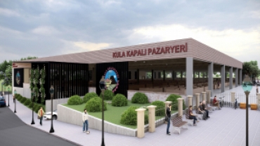 Kula'nın Yeni Kapalı Pazaryeri İnşası Başladı