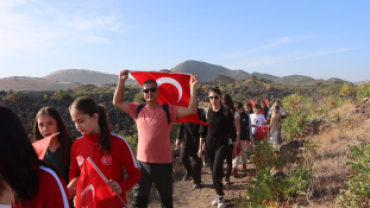 100. Yıl Anısına Jeopark'a Yürüdüler