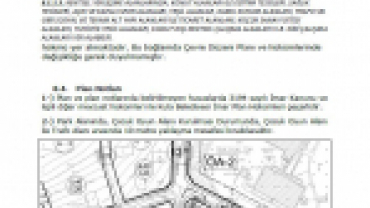 Bey Mahallesi 5 Adet Trafo Alanı Uygulama İmar Planı Değişikliği