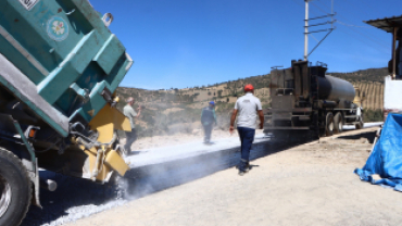 Çarıkballı’ya 7 Kilometre Sathi Kaplama Asfalt