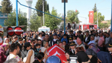 Kulalı Şehit Yücel Yeşil,  Dualarla Son Yolculuğuna Uğurlandı 