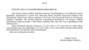 Uygulama İmar Planı Plan Notu Değişikliği